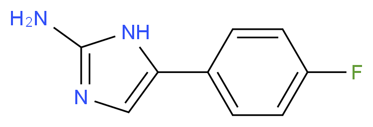 5-(4-fluorophenyl)-1H-imidazol-2-amine_Molecular_structure_CAS_60472-17-5)