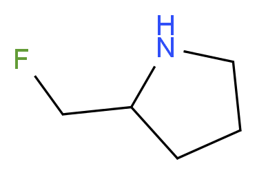 2-(fluoromethyl)pyrrolidine_Molecular_structure_CAS_)