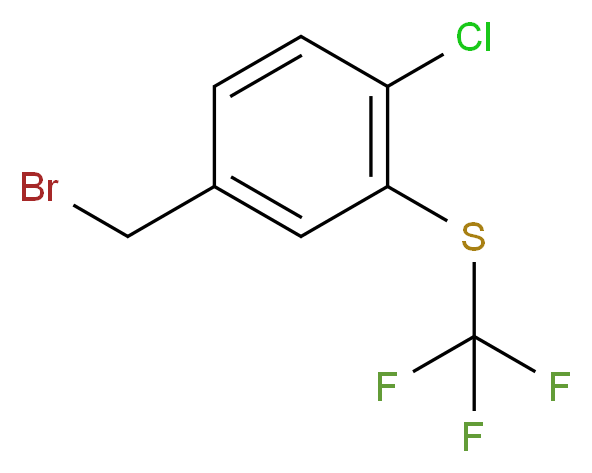4-Chloro-3-(trifluoromethylthio)benzyl bromide_Molecular_structure_CAS_886503-38-4)