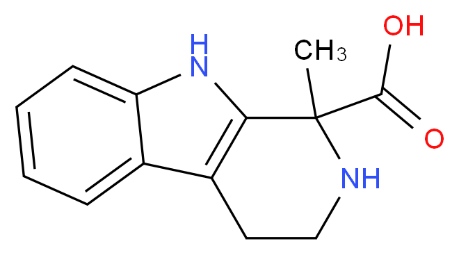 1-Methyl-2,3,4,9-tetrahydro-1H-beta-carboline-1-carboxylic acid_Molecular_structure_CAS_6543-83-5)