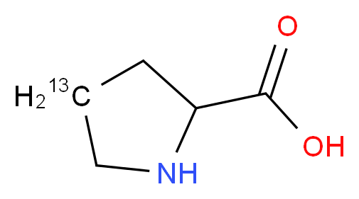 DL-Proline-4-13C_Molecular_structure_CAS_)