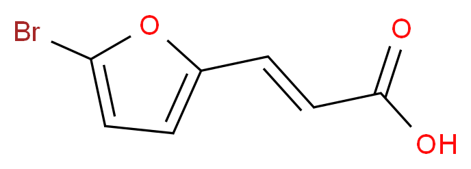 3-(5-Bromo-furan-2-yl)-acrylic acid_Molecular_structure_CAS_)