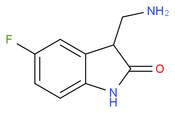 3-(aminomethyl)-5-fluoroindolin-2-one_Molecular_structure_CAS_518066-41-6)