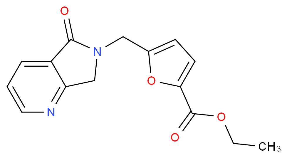 ethyl 5-[(5-oxo-5,7-dihydro-6H-pyrrolo[3,4-b]pyridin-6-yl)methyl]-2-furoate_Molecular_structure_CAS_)