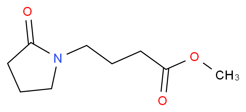 methyl 4-(2-oxopyrrolidin-1-yl)butanoate_Molecular_structure_CAS_)