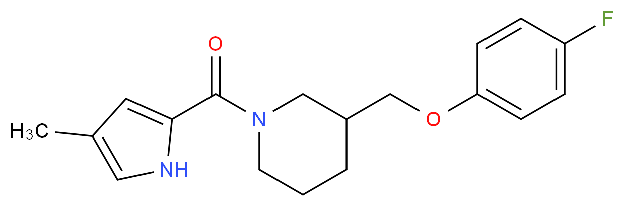 3-[(4-fluorophenoxy)methyl]-1-[(4-methyl-1H-pyrrol-2-yl)carbonyl]piperidine_Molecular_structure_CAS_)