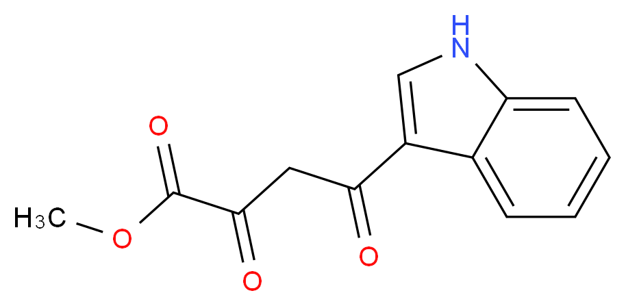 methyl 4-(1H-indol-3-yl)-2,4-dioxobutanoate_Molecular_structure_CAS_718603-58-8)