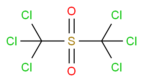 Hexachlorodimethyl Sulfone_Molecular_structure_CAS_3064-70-8)