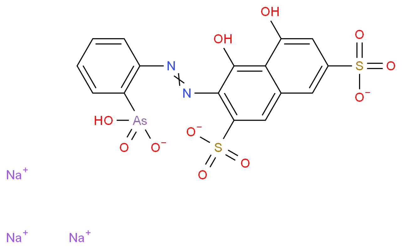 ARSENAZO I TRISODIUM SALT_Molecular_structure_CAS_520-10-5)