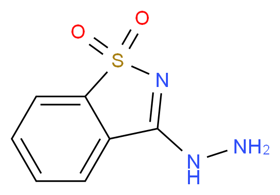 3-Hydrazino-1,2-benzisothiazole 1,1-dioxide_Molecular_structure_CAS_6635-42-3)