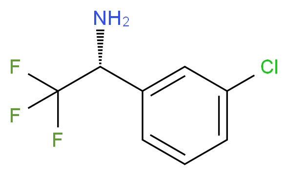 (1R)-1-(3-CHLOROPHENYL)-2,2,2-TRIFLUOROETHYLAMINE_Molecular_structure_CAS_)