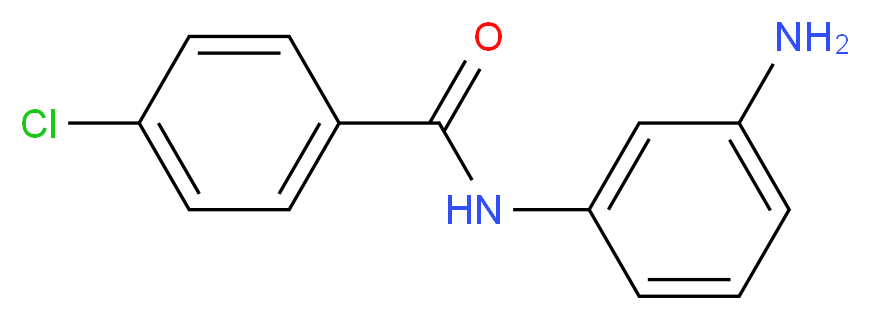 N-(3-Aminophenyl)-4-chlorobenzamide_Molecular_structure_CAS_905811-04-3)