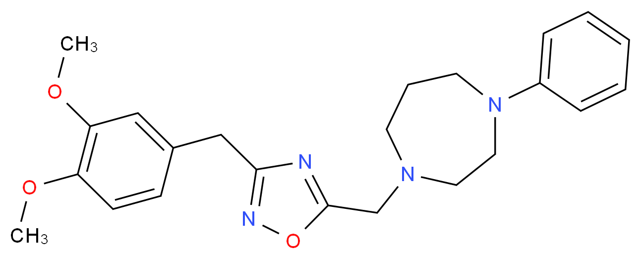 1-{[3-(3,4-dimethoxybenzyl)-1,2,4-oxadiazol-5-yl]methyl}-4-phenyl-1,4-diazepane_Molecular_structure_CAS_)