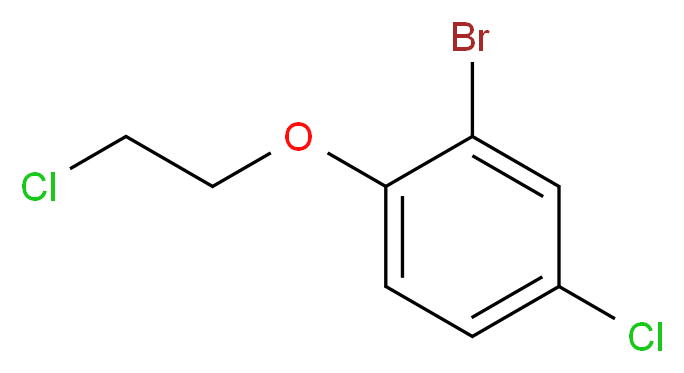 2-bromo-4-chloro-1-(2-chloroethoxy)benzene_Molecular_structure_CAS_)