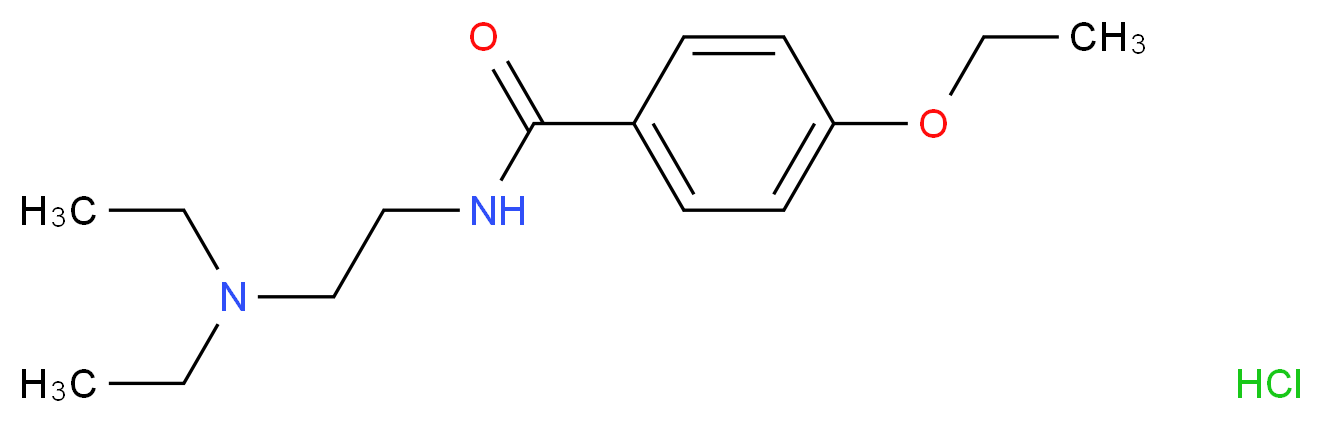 N-[2-(Diethylamino)ethyl]-4-ethoxybenzamide hydrochloride_Molecular_structure_CAS_81029-00-7)