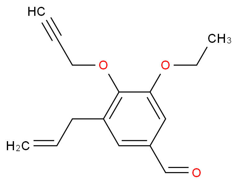 3-allyl-5-ethoxy-4-(2-propyn-1-yloxy)benzaldehyde_Molecular_structure_CAS_426221-47-8)