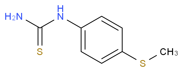 N-[4-(methylthio)phenyl]thiourea_Molecular_structure_CAS_)