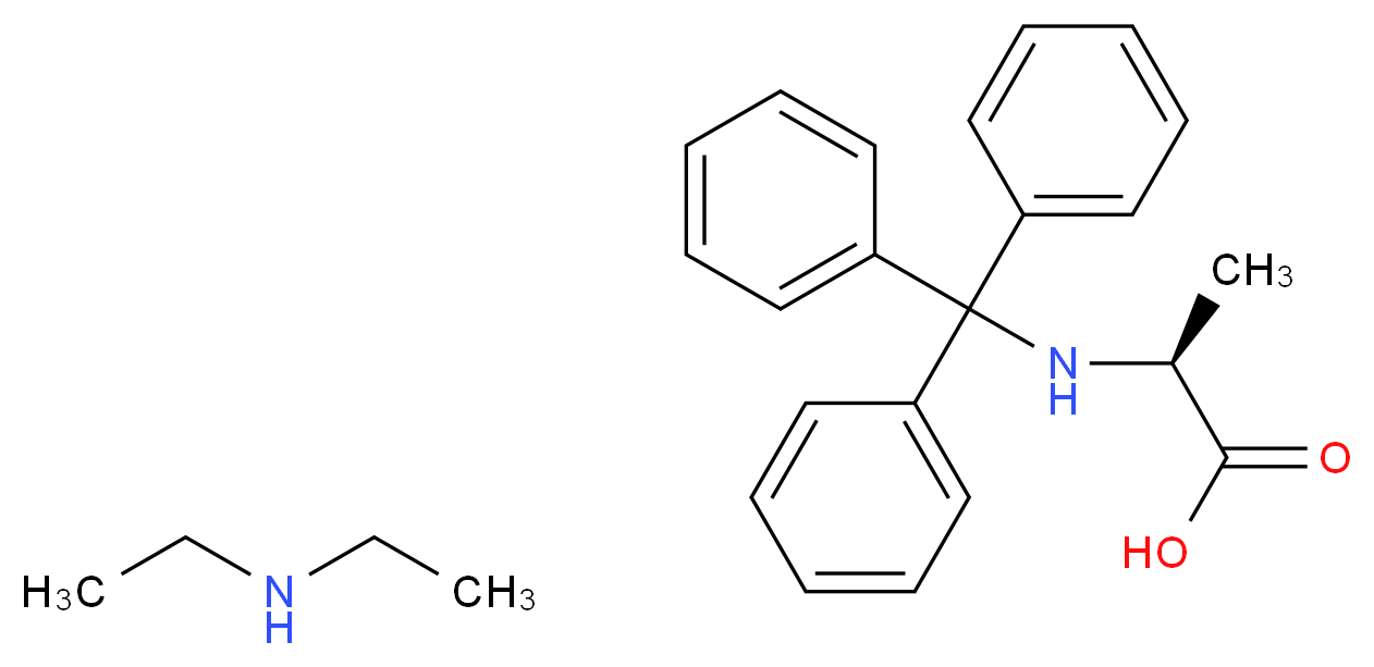 Diethylamine (S)-2-(tritylamino)propanoate_Molecular_structure_CAS_80514-65-4)