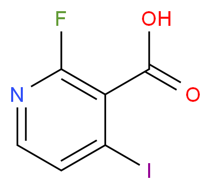 2-Fluoro-4-iodonicotinic acid_Molecular_structure_CAS_884494-51-3)