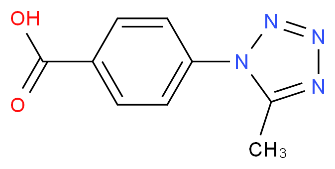 4-(5-Methyl-tetrazol-1-yl)-benzoic acid_Molecular_structure_CAS_)
