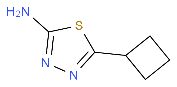 5-cyclobutyl-1,3,4-thiadiazol-2-amine_Molecular_structure_CAS_56882-73-6)