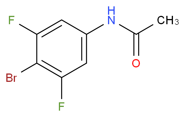 4'-Bromo-3',5'-difluoroacetanilide_Molecular_structure_CAS_)