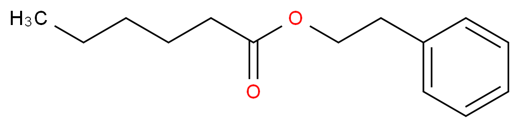 Phenethyl hexanoate_Molecular_structure_CAS_6290-37-5)