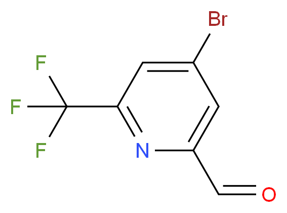 4-bromo-6-(trifluoromethyl)picolinaldehyde_Molecular_structure_CAS_615580-00-2)