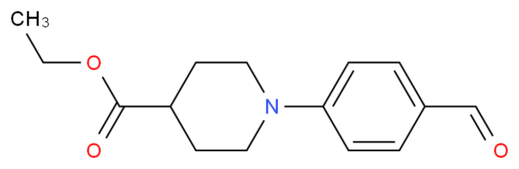 4-[4-(Ethoxycarbonyl)piperidin-1-yl]benzaldehyde_Molecular_structure_CAS_85345-11-5)