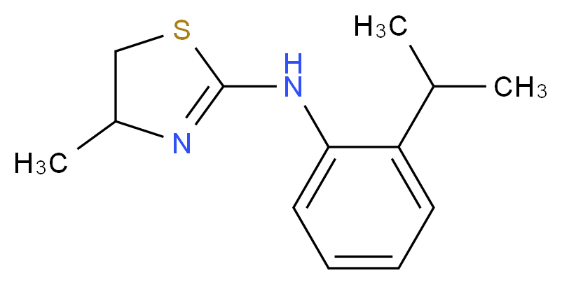 (2-Isopropyl-phenyl)-(4-methyl-4,5-dihydro-thiazol-2-yl)-amine_Molecular_structure_CAS_)