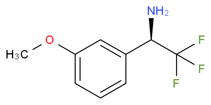 (1R)-2,2,2-TRIFLUORO-1-(3-METHOXYPHENYL)ETHYLAMINE_Molecular_structure_CAS_)