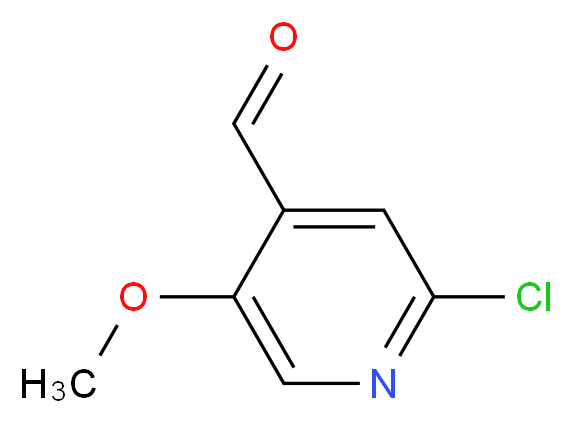 2-chloro-5-methoxyisonicotinaldehyde_Molecular_structure_CAS_1060801-65-1)