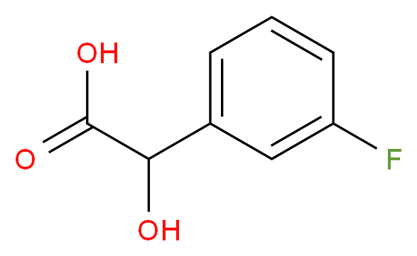 2-(3-Fluorophenyl)-2-hydroxyacetic acid_Molecular_structure_CAS_395-05-1)