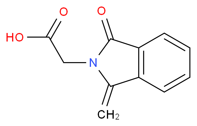 (1-methylene-3-oxo-1,3-dihydro-2H-isoindol-2-yl)acetic acid_Molecular_structure_CAS_62100-28-1)