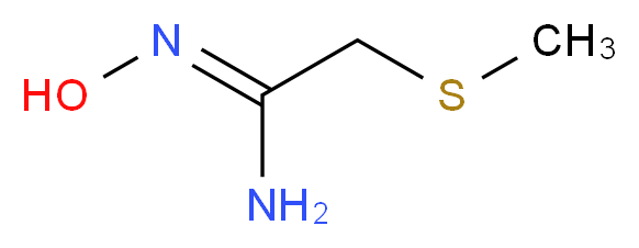 (1Z)-N'-Hydroxy-2-(methylthio)ethanimidamide_Molecular_structure_CAS_)