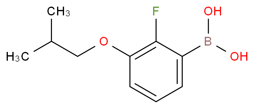 (2-Fluoro-3-isobutoxyphenyl)boronic acid_Molecular_structure_CAS_1217500-66-7)