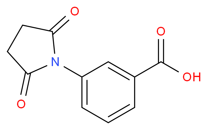 3-(2,5-Dioxopyrrolidin-1-yl)benzoic acid_Molecular_structure_CAS_60693-31-4)