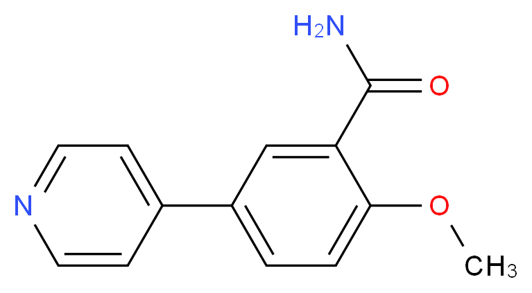 2-methoxy-5-pyridin-4-ylbenzamide_Molecular_structure_CAS_)
