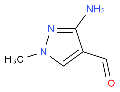 3-Amino-1-methyl-1H-pyrazole-4-carboxaldehyde 97%_Molecular_structure_CAS_886851-66-7)