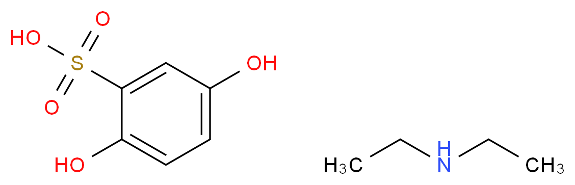 2,5-Dihydroxybenzenesulfonic acid N-ethylethanamine (1:1)_Molecular_structure_CAS_2624-44-4)