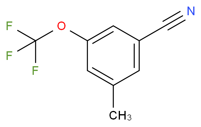 3-Methyl-5-(trifluoromethoxy)benzonitrile_Molecular_structure_CAS_)