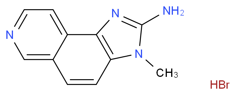2-Amino-3-methyl-3H-imidazo[4,5-F]isoquinoline Hydrobromide_Molecular_structure_CAS_1246819-52-2)