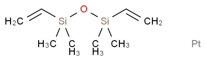 Platinum (0)-1,3-divinyl-1,1,3,3-tetramethyldisiloxane complex, soln. in vinyl terminated polydimethylsiloxane_Molecular_structure_CAS_68478-92-2)