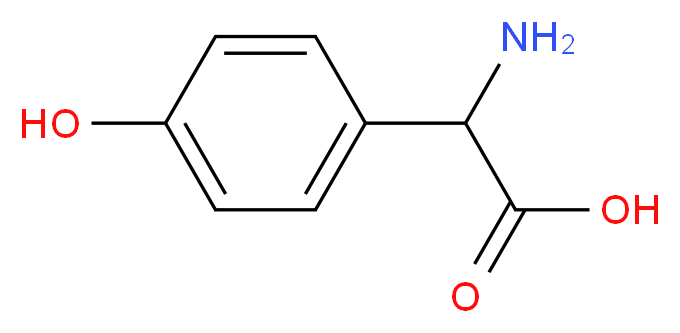Amino(4-hydroxyphenyl)acetic acid_Molecular_structure_CAS_938-97-6)