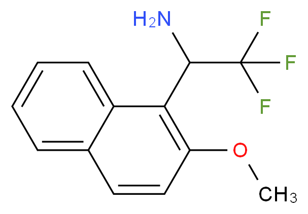 2,2,2-TRIFLUORO-1-(2-METHOXY-NAPHTHALEN-1-YL)-ETHYLAMINE_Molecular_structure_CAS_)