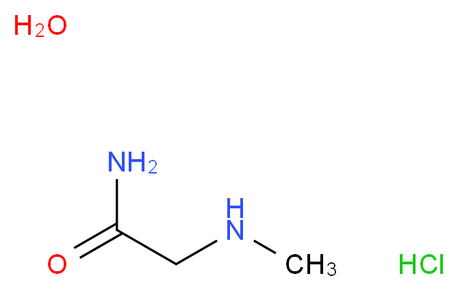 2-(methylamino)acetamide hydrate hydrochloride_Molecular_structure_CAS_)