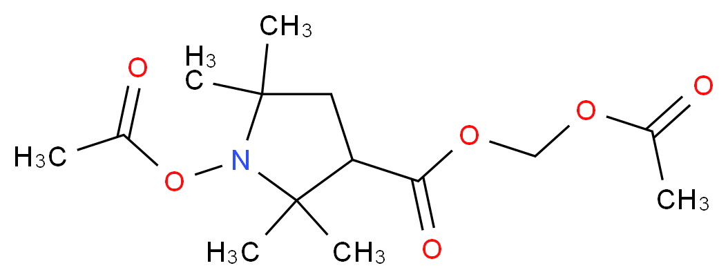1-Acetoxy-3-(acetoxymethoxy)carbonyl-2,2,5,5-tetramethylpyrrolidine_Molecular_structure_CAS_439858-40-9)
