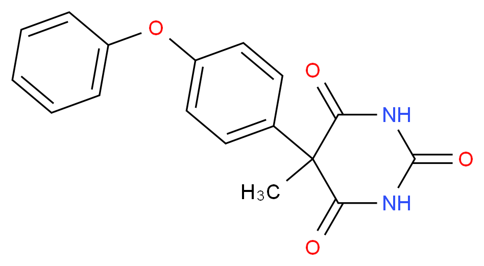 5-Methyl-5-(4-Phenoxy-Phenyl)-Pyrimidine-2,4,6-Trione_Molecular_structure_CAS_)
