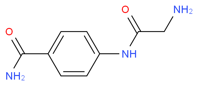 4-[(aminoacetyl)amino]benzamide_Molecular_structure_CAS_)