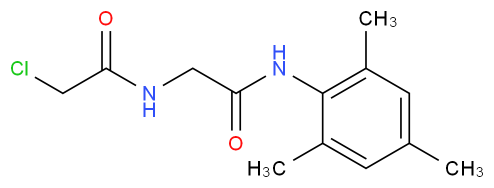 2-chloro-N-[2-(mesitylamino)-2-oxoethyl]acetamide_Molecular_structure_CAS_)